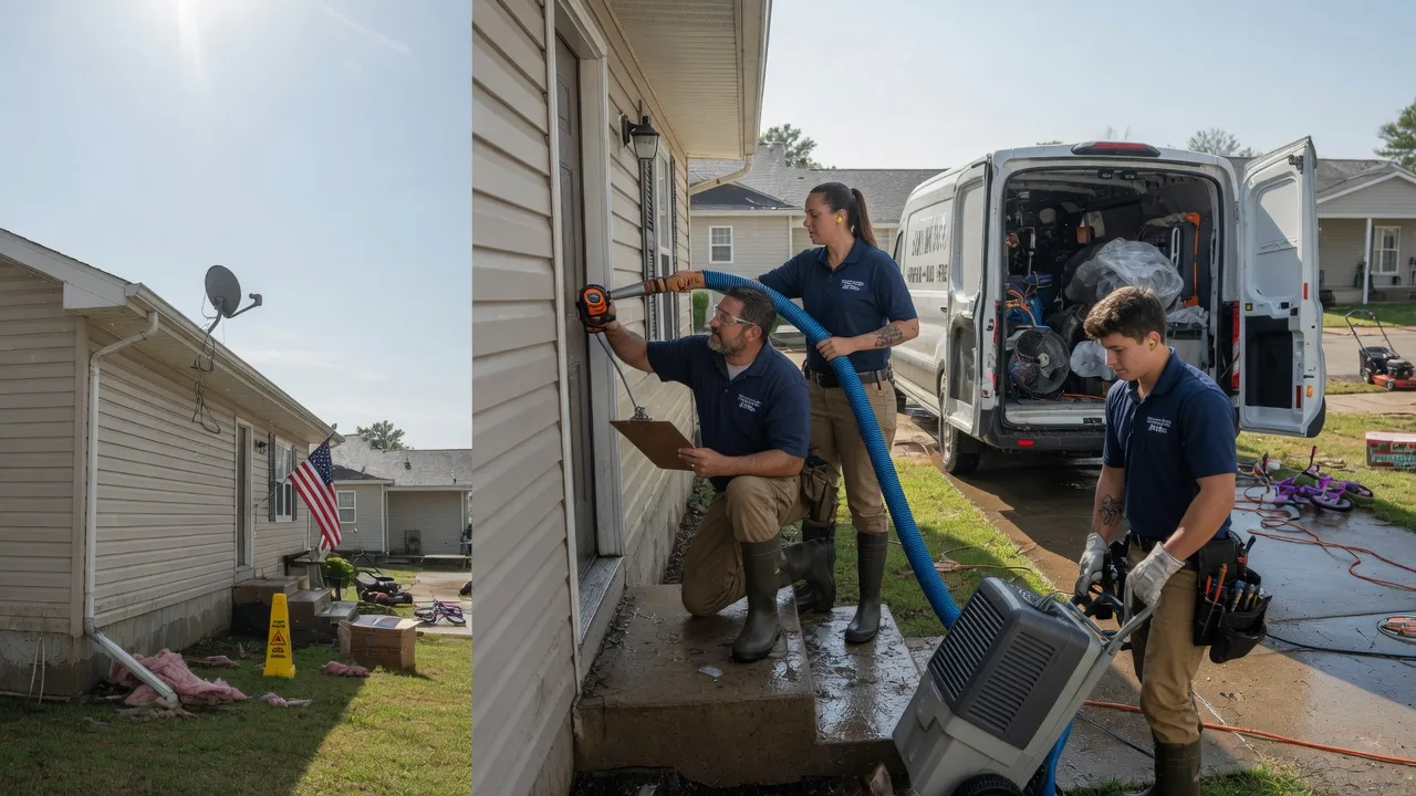 Ceiling Water Damage Restoration in Macy, IN near me